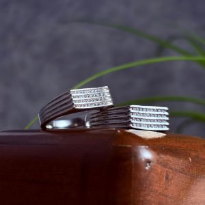 حلقه ست نقره نامزدی