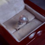 انگشتر نقره زنانه جواهری مروارید پرورشی اصل