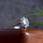 انگشتر نقره زنانه جواهری دُر نجف اصل