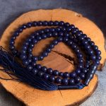 تسبیح لاجورد دانه گرد نمره 6