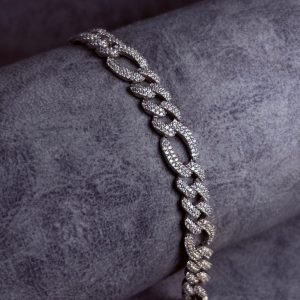 دستبند زنانه جواهری طرح فیگارو