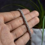 دستبند نقره زنانه جواهری