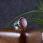انگشتر نقره مردانه عقیق قرمز