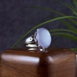 انگشتر نقره مردانه عقیق یمنی کبود