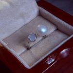 انگشتر نقره زنانه جواهری مروارید پرورشی اصل