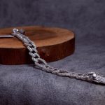 دستبند زنانه جواهری طرح فیگارو