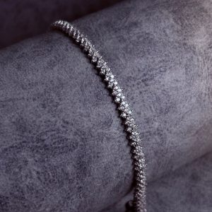 دستبند نقره زنانه جواهری