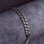 دستبند نقره زنانه جواهری