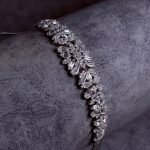 دستبند نقره زنانه جواهری