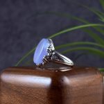 انگشتر نقره مردانه عقیق یمنی کبود