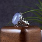 انگشتر نقره مردانه عقیق یمنی کبود