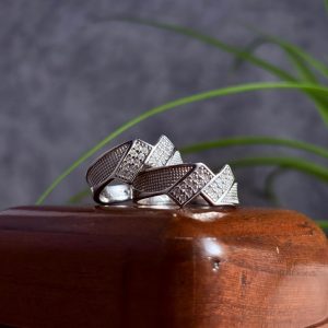 حلقه ست نقره نامزدی