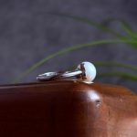 انگشتر نقره زنانه جواهری مروارید پرورشی اصل