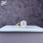 انگشتر نقره زنانه دُر نجف اصل