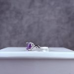 انگشتر نقره زنانه جواهری آمیتیست