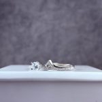 حلقه و پشت حلقه جواهری نگین اتمی