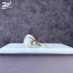 انگشتر نقره زنانه دُر نجف اصل