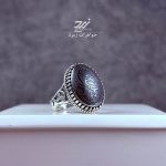 انگشتر نقره مردانه حدید حکاکی لیزر دعای هفت جلاله