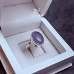 انگشتر نقره مردانه عقیق کبود یمنی