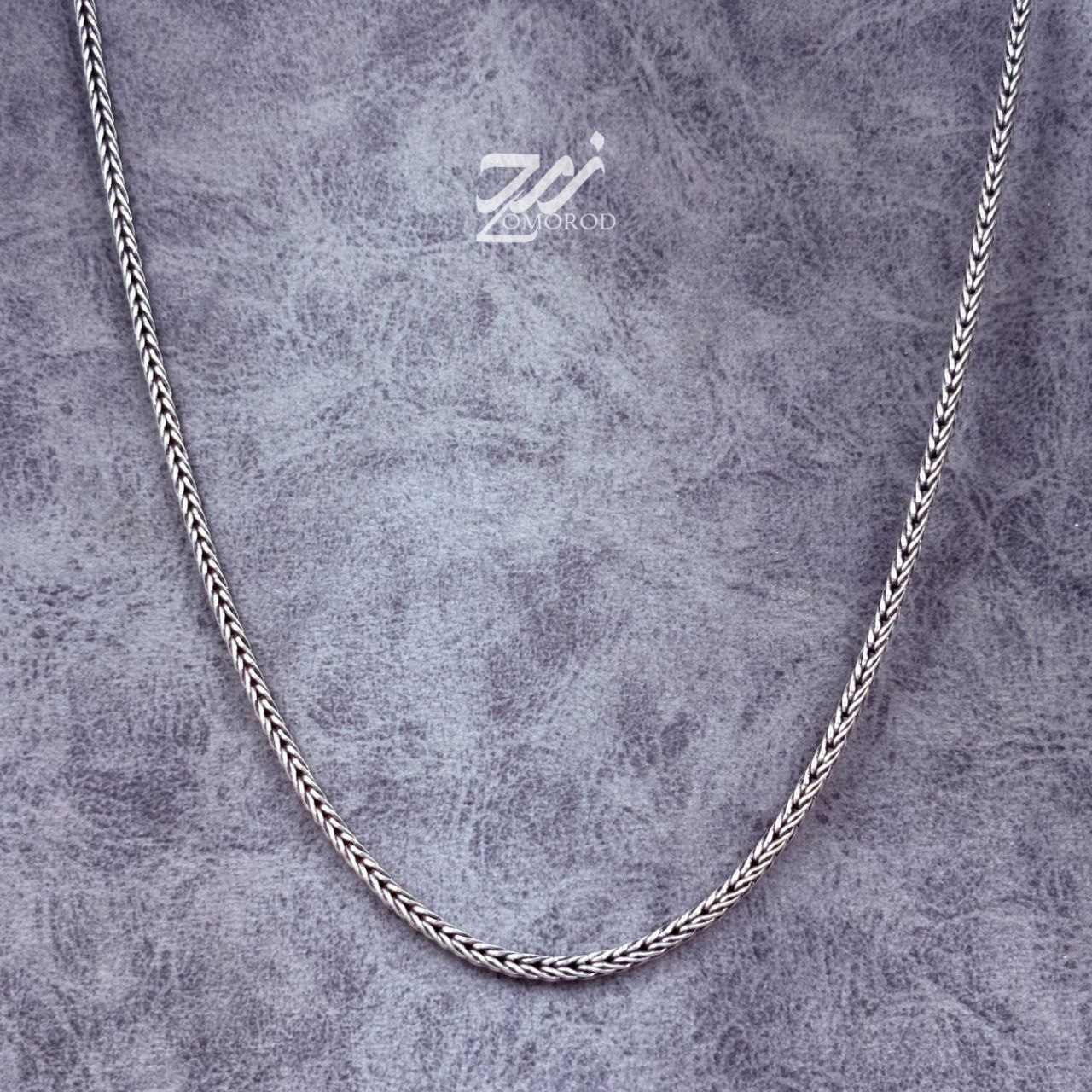 زنجیر نقره مردانه طرح ماری زنجیر نقره مردانه طرح ماری