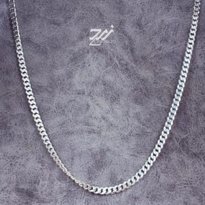 زنجیر نقره مردانه طرح کارتیه