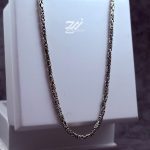 زنجیر نقره مردانه طرح کرال