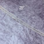 زنجیر نقره مردانه طرح T