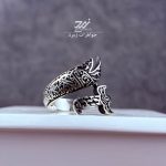 حلقه مردانه ترک طرح ذوالفقار