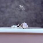 انگشتر نقره زنانه عقیق یمنی کبود