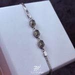 دستبند نقره زنانه جواهری الکساندریت