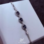 دستبند زنانه جواهری یاقوت کبود آفریقایی