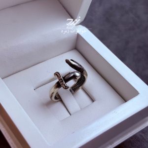 حلقه مردانه ترک طرح ذوالفقار