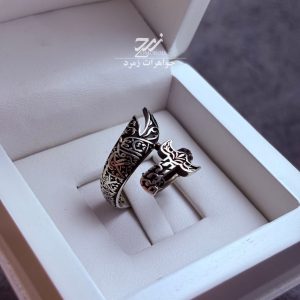حلقه مردانه ترک طرح ذوالفقار