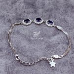 دستبند زنانه جواهری یاقوت کبود آفریقایی