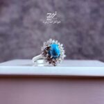 انگشتر نقره زنانه فیروزه نیشابور
