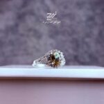 انگشتر نقره زنانه الکساندریت