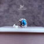انگشتر نقره زنانه فیروزه نیشابور