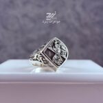 انگشتر نقره مردانه طرح خیبر
