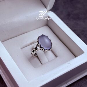 انگشتر نقره مردانه عقیق سوسنی