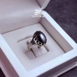 انگشتر نقره مردانه حدید