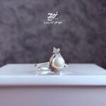انگشتر نقره زنانه مروارید پرورشی اصل