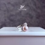انگشتر نقره زنانه مروارید پرورشی اصل