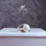 انگشتر نقره زنانه مروارید پرورشی اصل