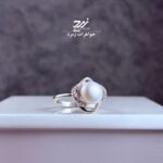 انگشتر نقره زنانه مروارید پرورشی اصل