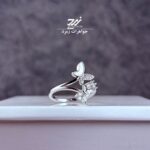 انگشتر نقره زنانه طرح پروانه