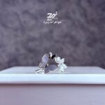 انگشتر نقره زنانه طرح پروانه