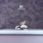 انگشتر نقره زنانه پروانه