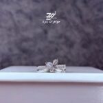 انگشتر نقره زنانه طرح پروانه