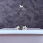 انگشتر نقره زنانه طرح برگ