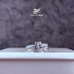 انگشتر نقره زنانه جواهری